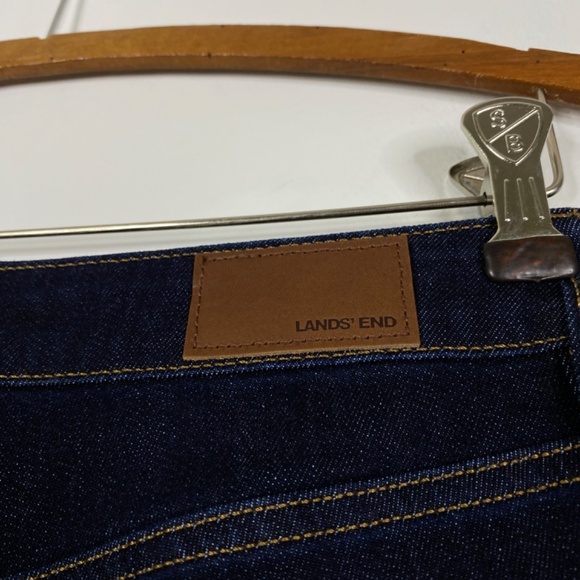 NWT Lands End Dark Wash Jeans Sz. 6P - Picture 6 of 12